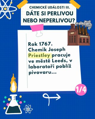 Z náhodného experimentu při výrobě piva vznikl objev, který změnil svět nápojů 🍹. Chemik Joseph Priestley si všiml, že z...